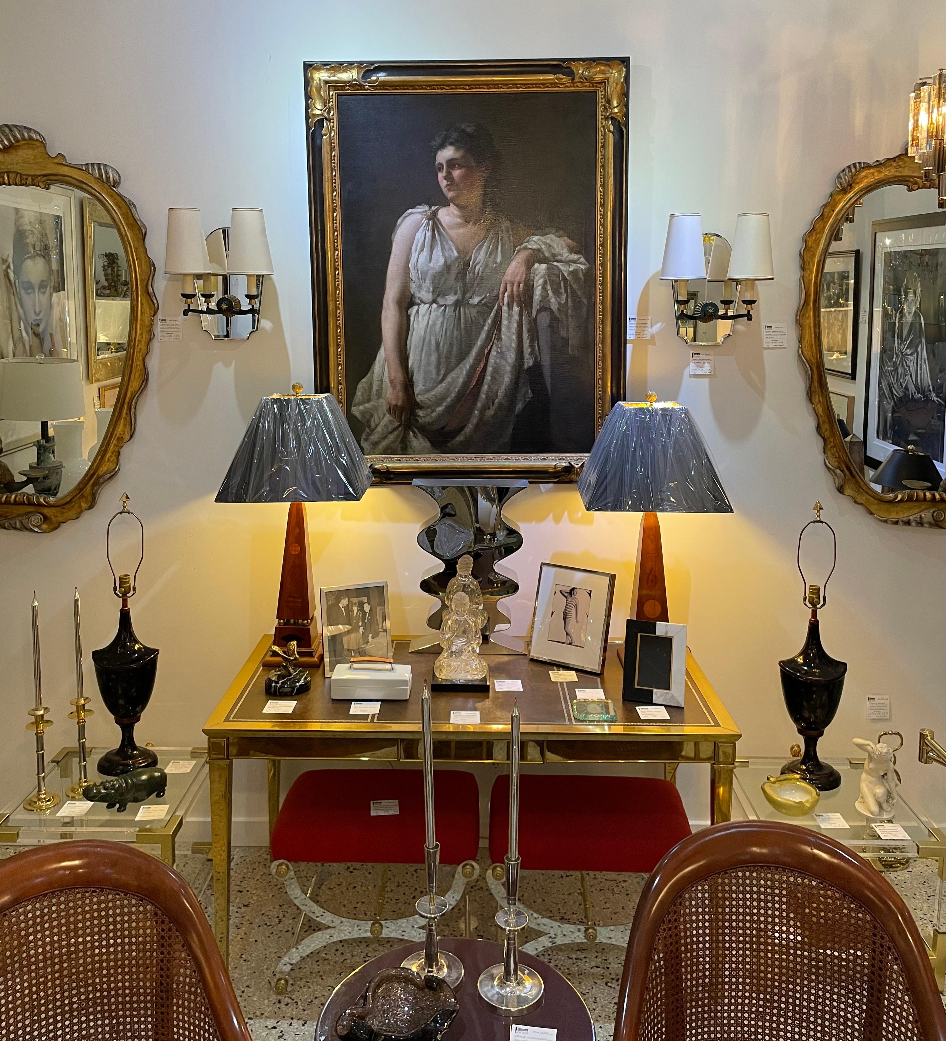 19th Century Allegorical Painting of a Greek Goddess For Sale 1