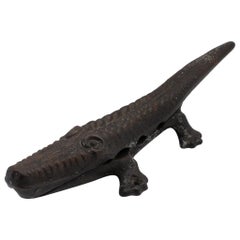 Antique 19th Century Alligator Cork Press