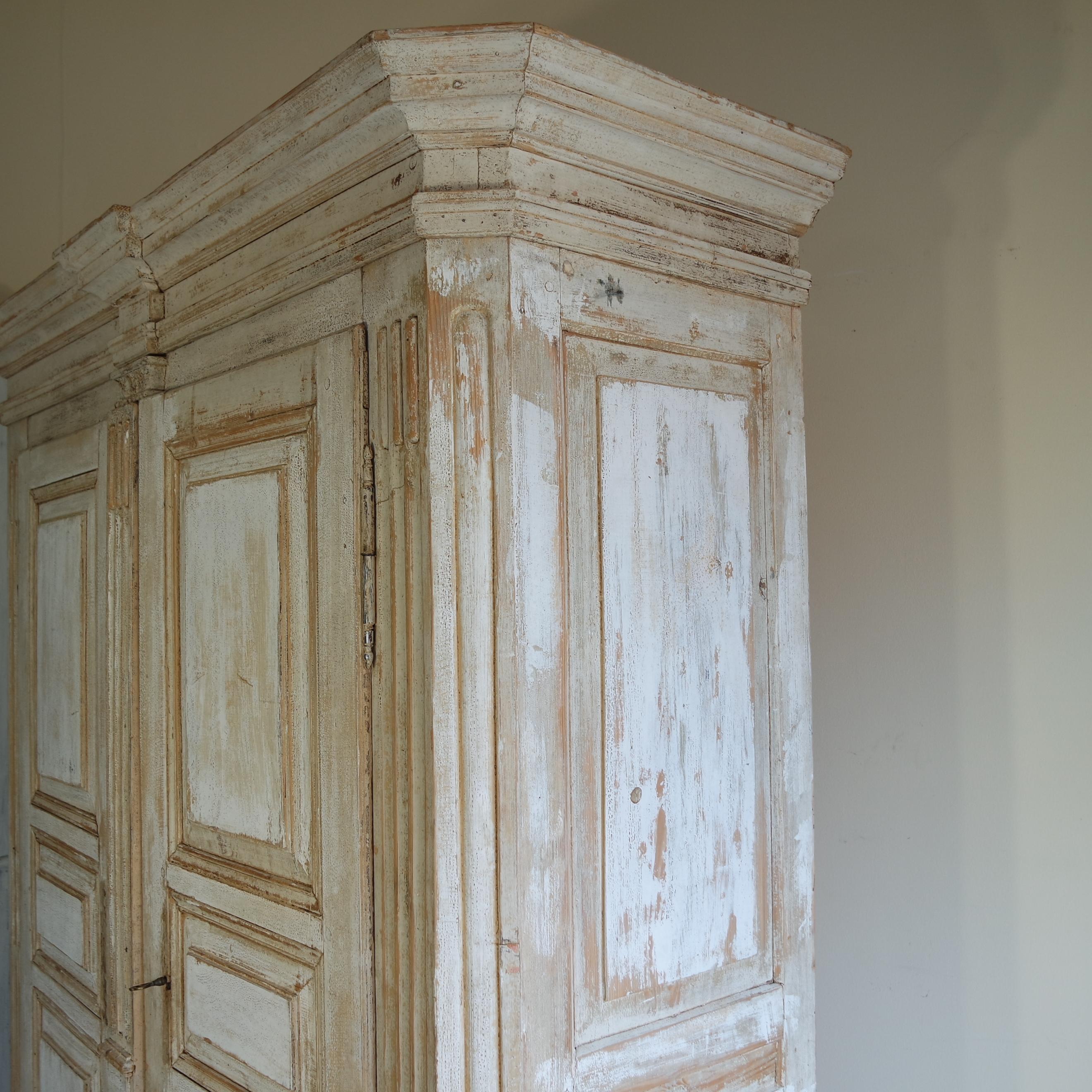 Neoclassical 19th Century Alsace French Cabinet For Sale