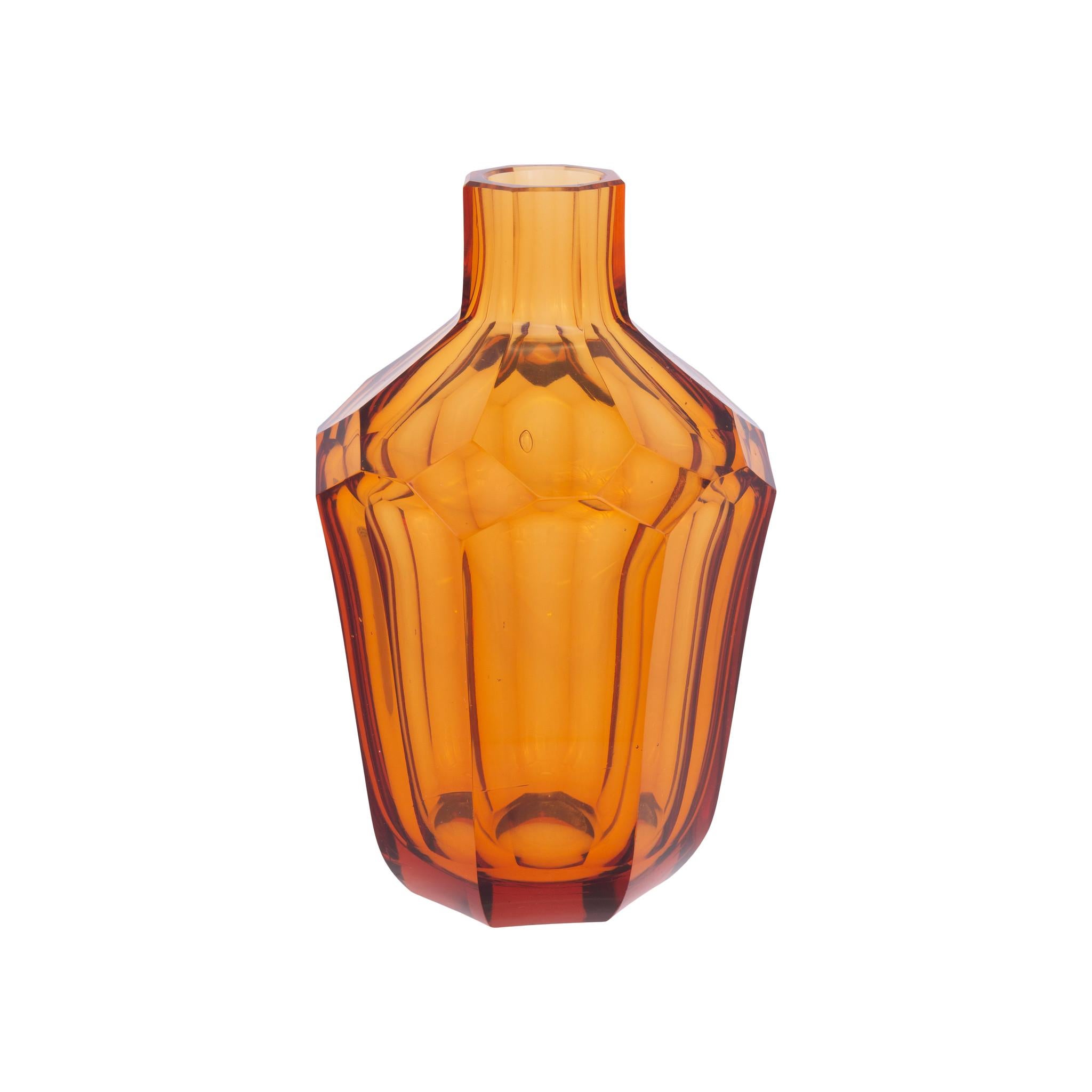 19th Century Amber Back Bar Bottle In Excellent Condition For Sale In Coeur d'Alene, ID