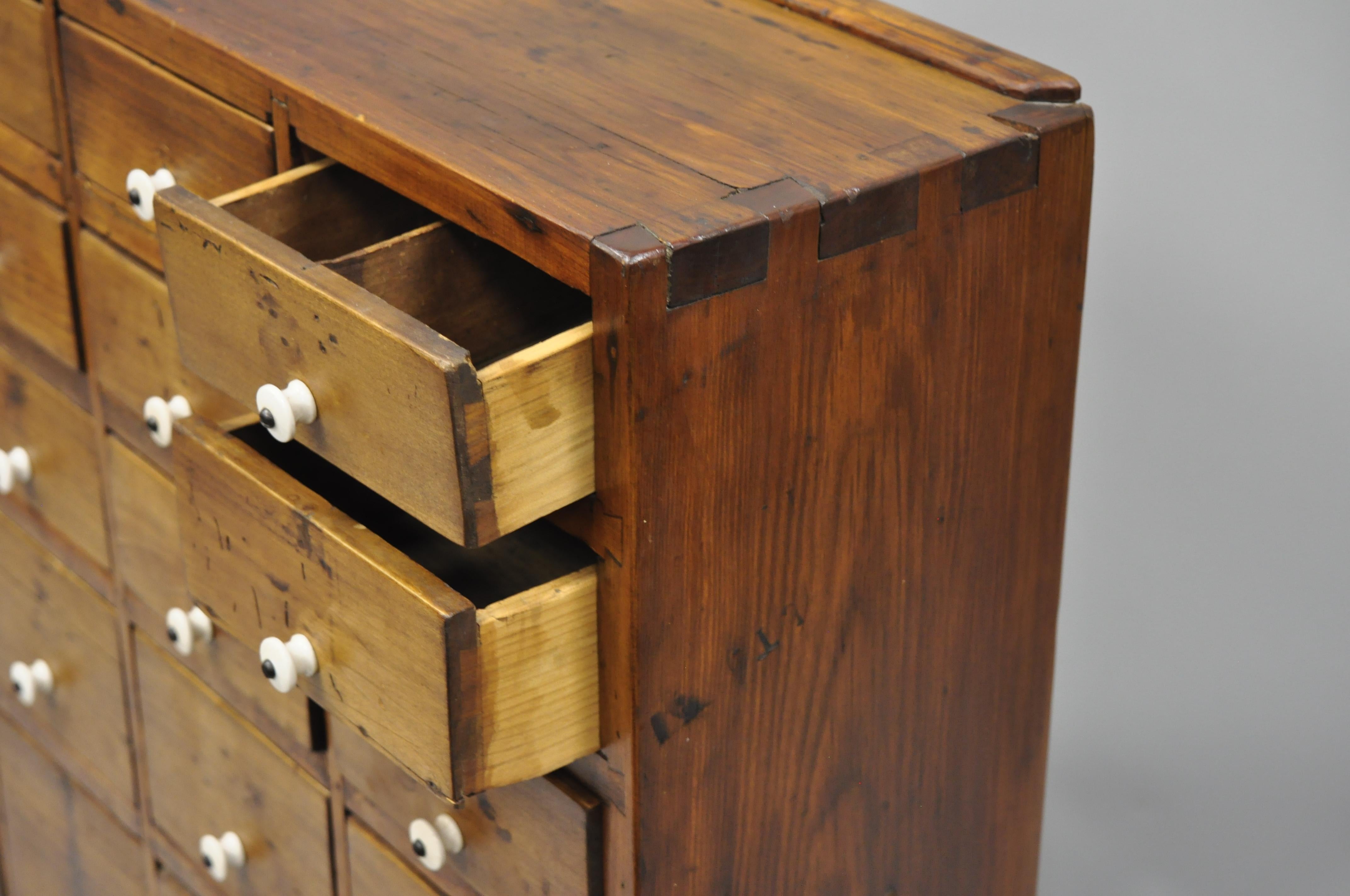 pine apothecary cabinet