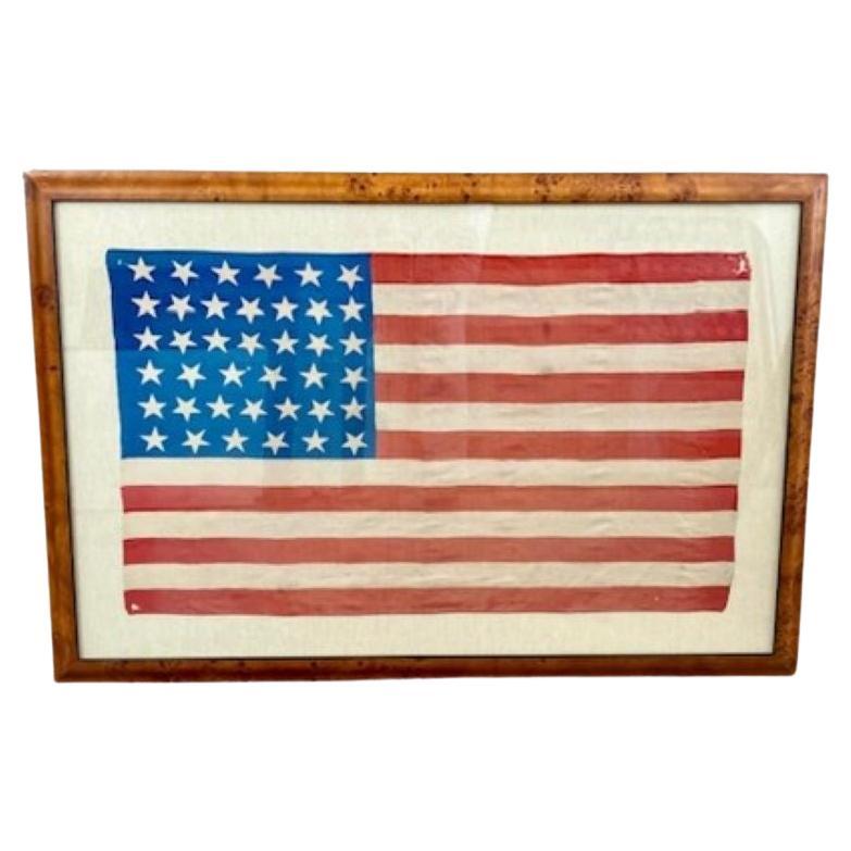 19th Century American 39 Star Flag, circa 1889