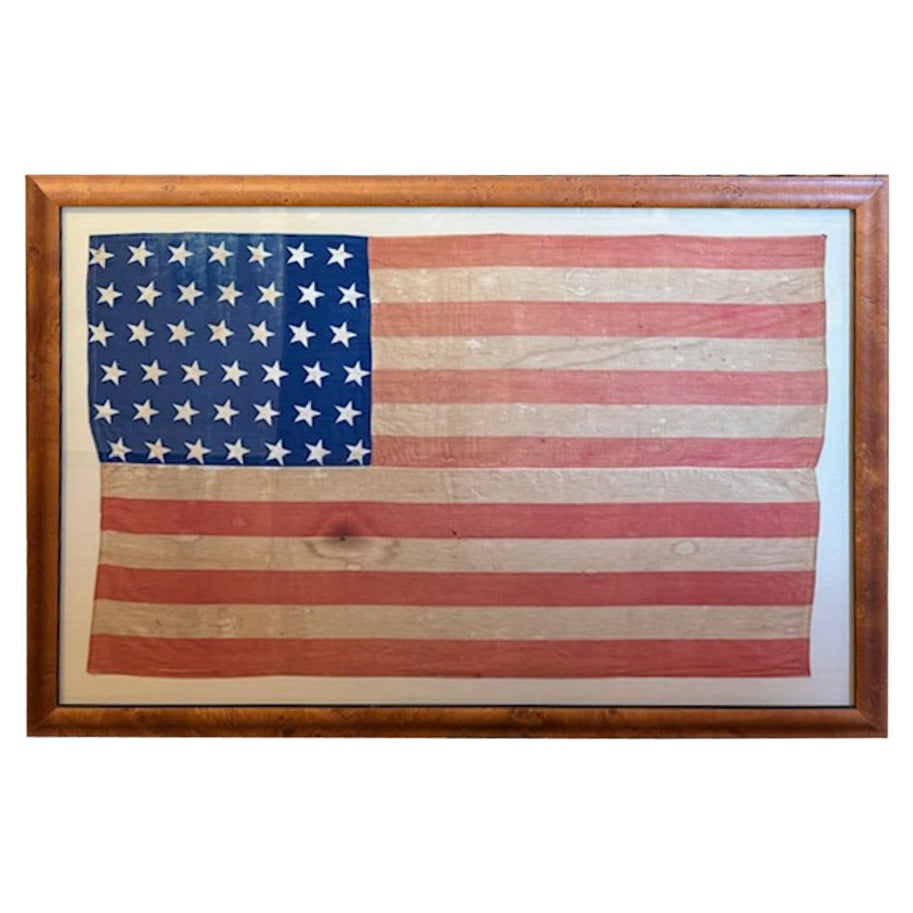 Drapeau américain à 42 étoiles du XIXe siècle, vers 1889 en vente