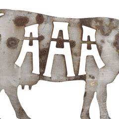 19th Century American Angus Association Cow Weather Vane