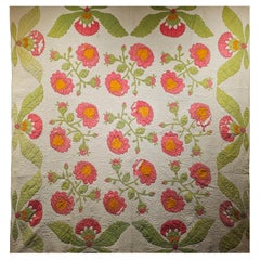 19th Century American Applique Quilt