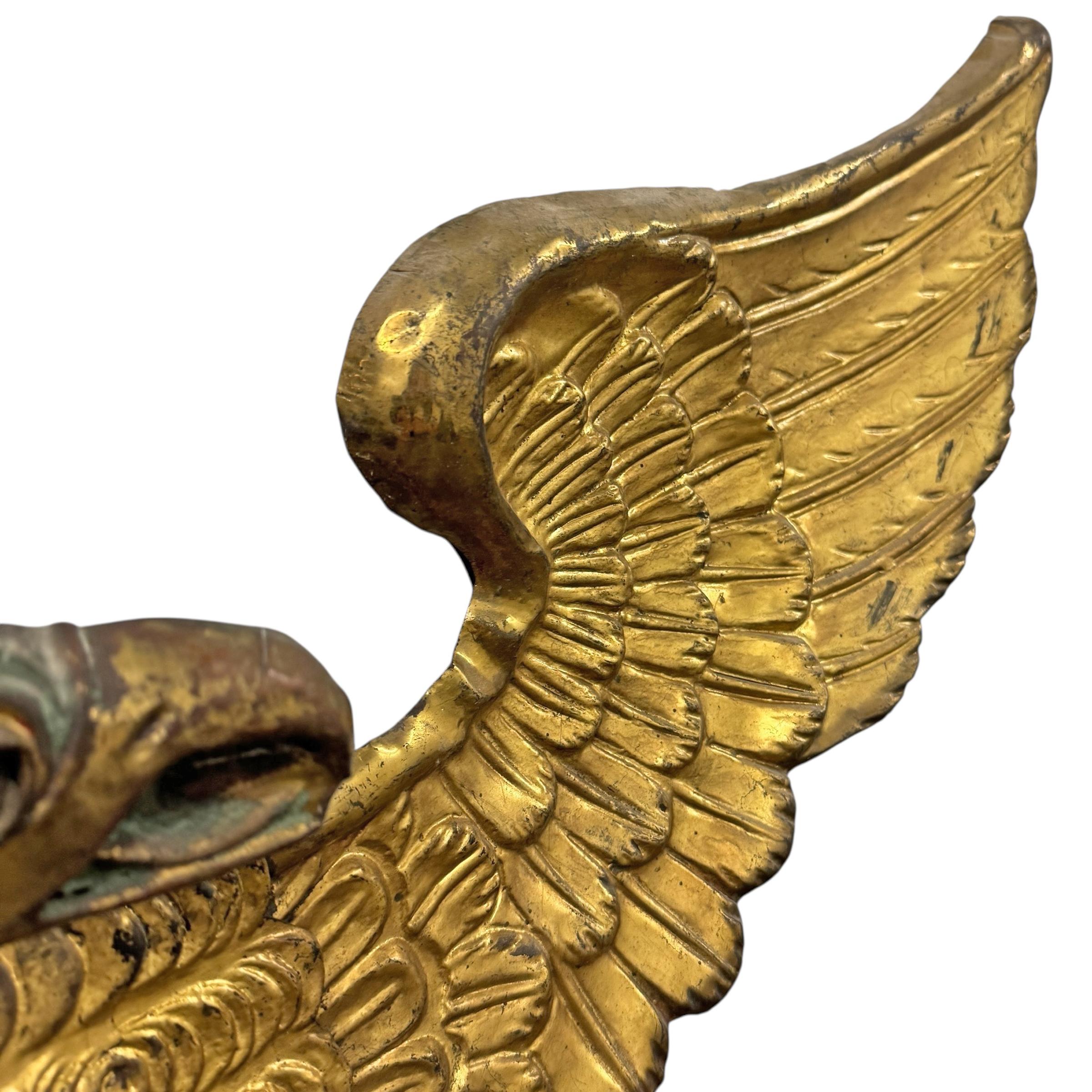 Adorno de desfile de águila calva americana del siglo XIX Dorado en venta
