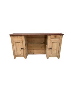 19th Century American Barber Shop Back Bar