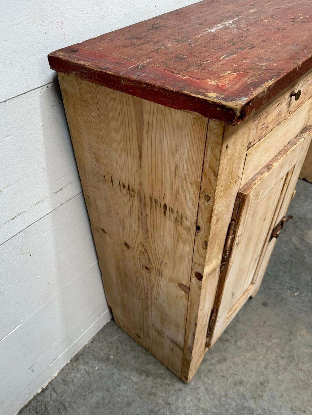 Hand-Crafted 19th Century American Barber Shop Back Bar  For Sale