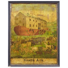 19. Jahrhundert Amerikanisches Buch Spiel Werbeplakat Arche Noah