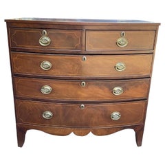 19th Century American Bowfront Chest of Drawers 210