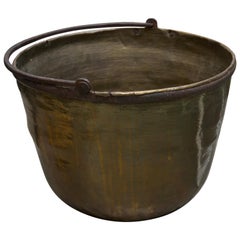 Antique 19th Century American Brass Caldron