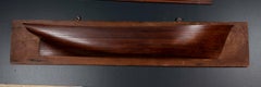 19th Century American Builder's Model of a Ship in Laminated Mahogany Layers
