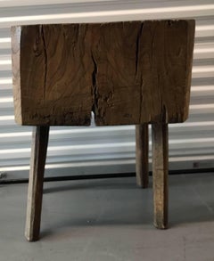 Table de boucherie américaine du XIXe siècle