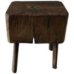 Table de boucherie américaine du XIXe siècle