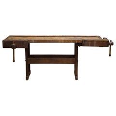 19th Century American Carpenter's Workbench, circa 1880