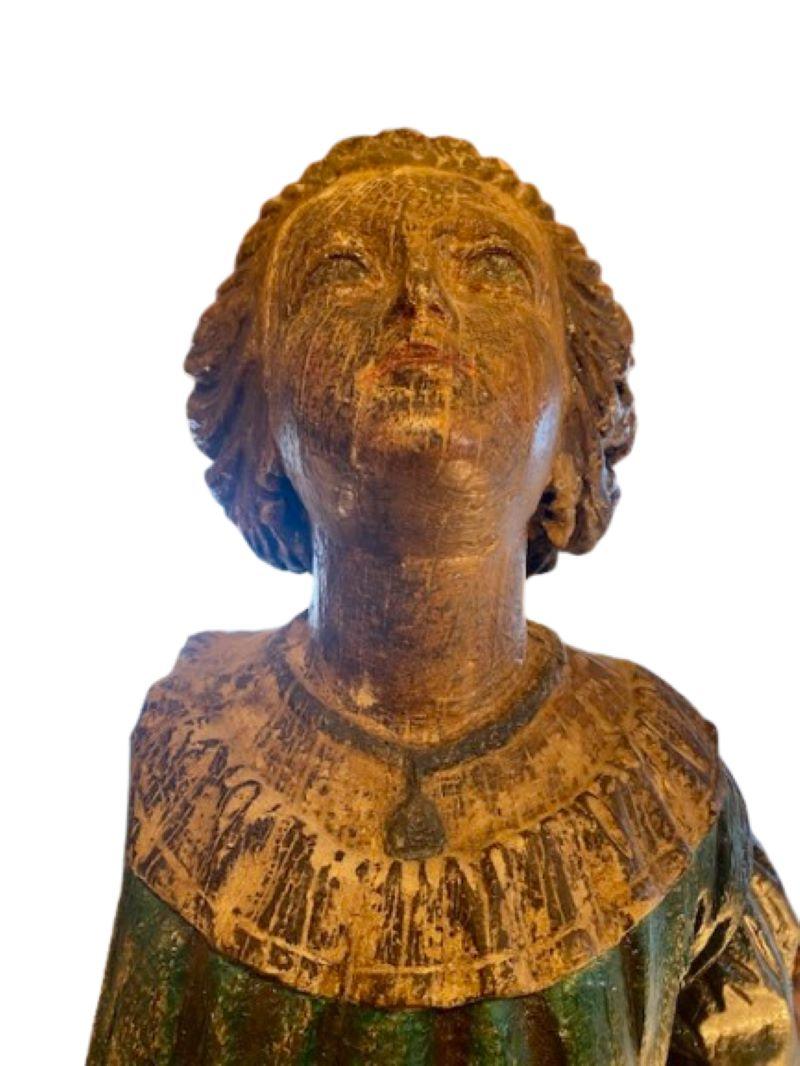 Sculpté à la main Figure de proue de navire américaine du XIXe siècle, sculptée et décorée, vers 1880 en vente