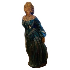 Antique 19th Century American Carved and Decorated Ship's Figurehead, circa 1880