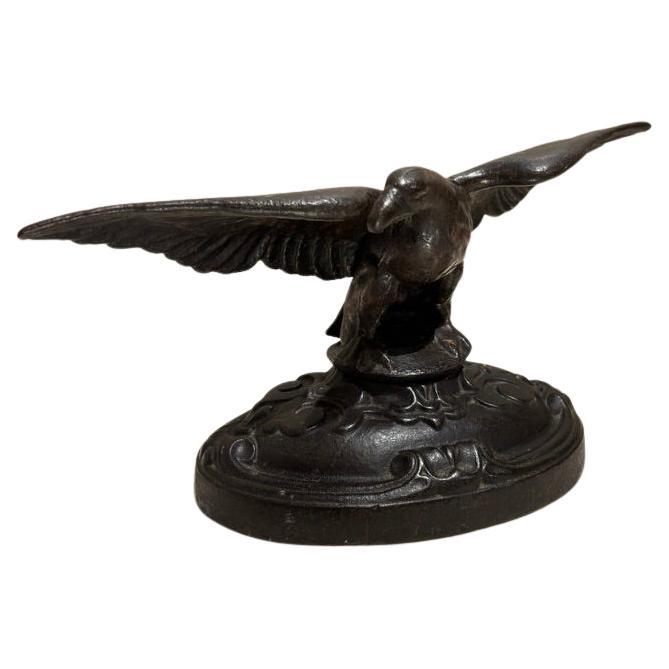 19th Century American Cast Iron Eagle Sculpture, Circa 1825