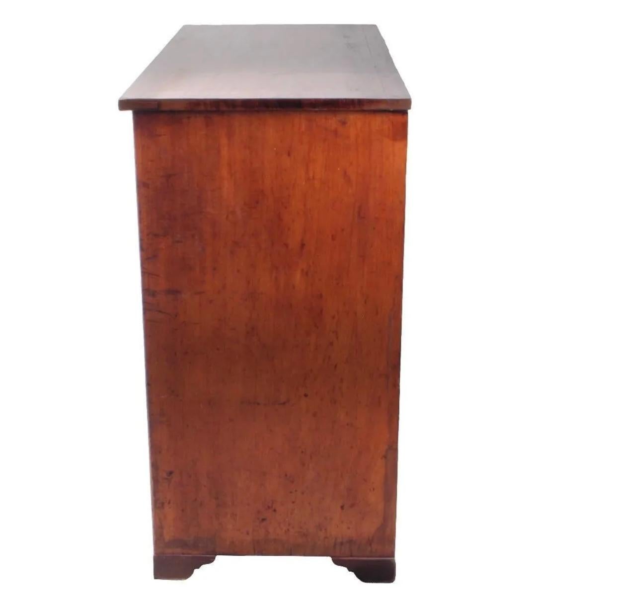 19th Century American Cherry Campaign Chest In Good Condition In Bradenton, FL
