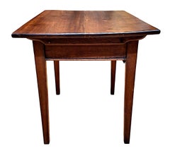 19th-century American Cherry Folk Art Table