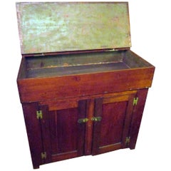 19th Century American Cherrywood Dry Sink
