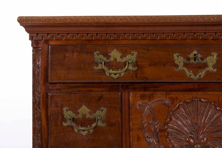 19th Century American Chippendale Style Mahogany Lowboy Chest Of