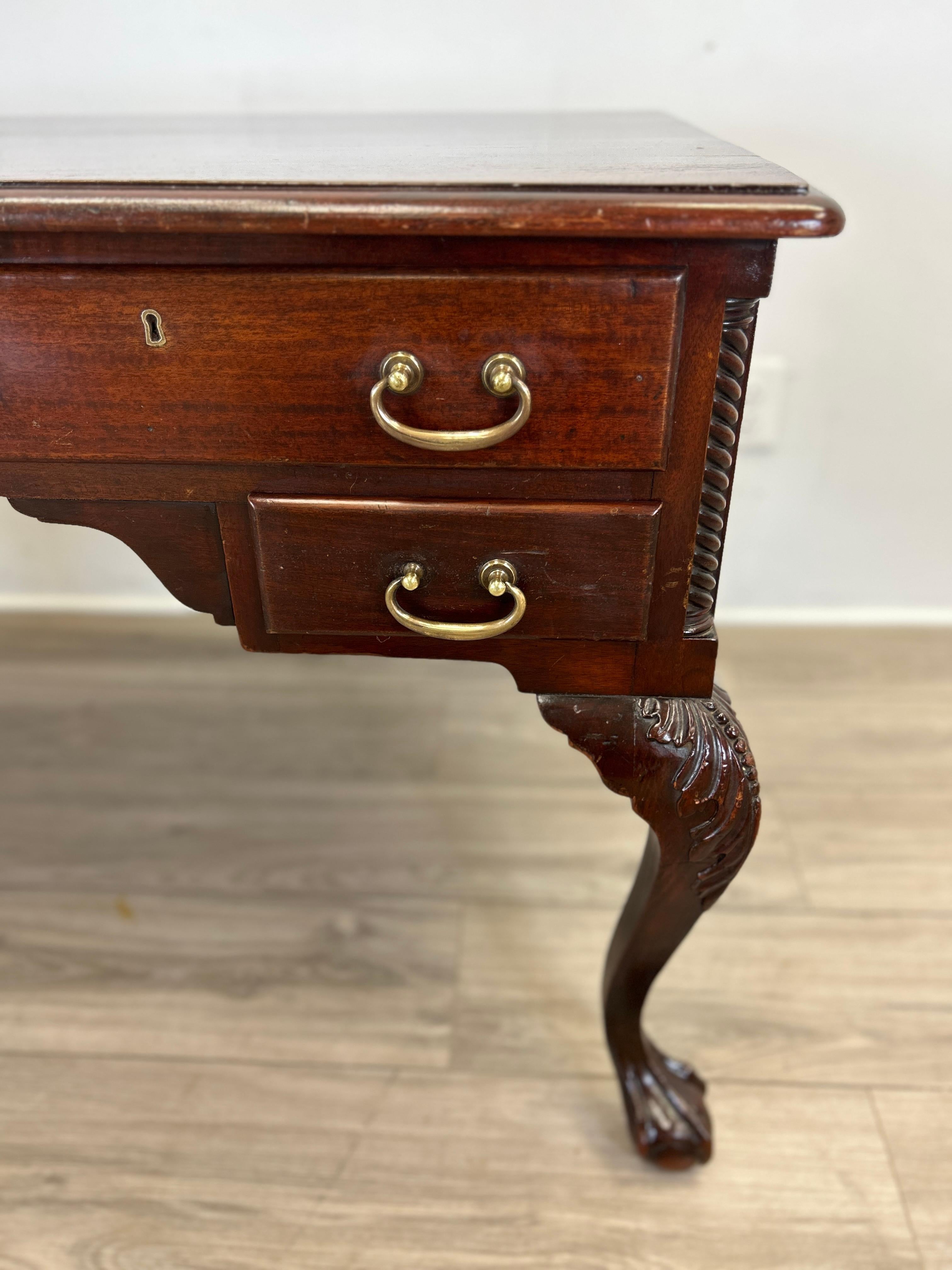 Late 19th Century 19th Century American Chippendale Writing Desk  For Sale