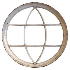 19. Jahrhundert Amerikanische Koloniale Wiedergeburt Rundes Fenster