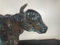 19th Century American Copper Bull Weathervane