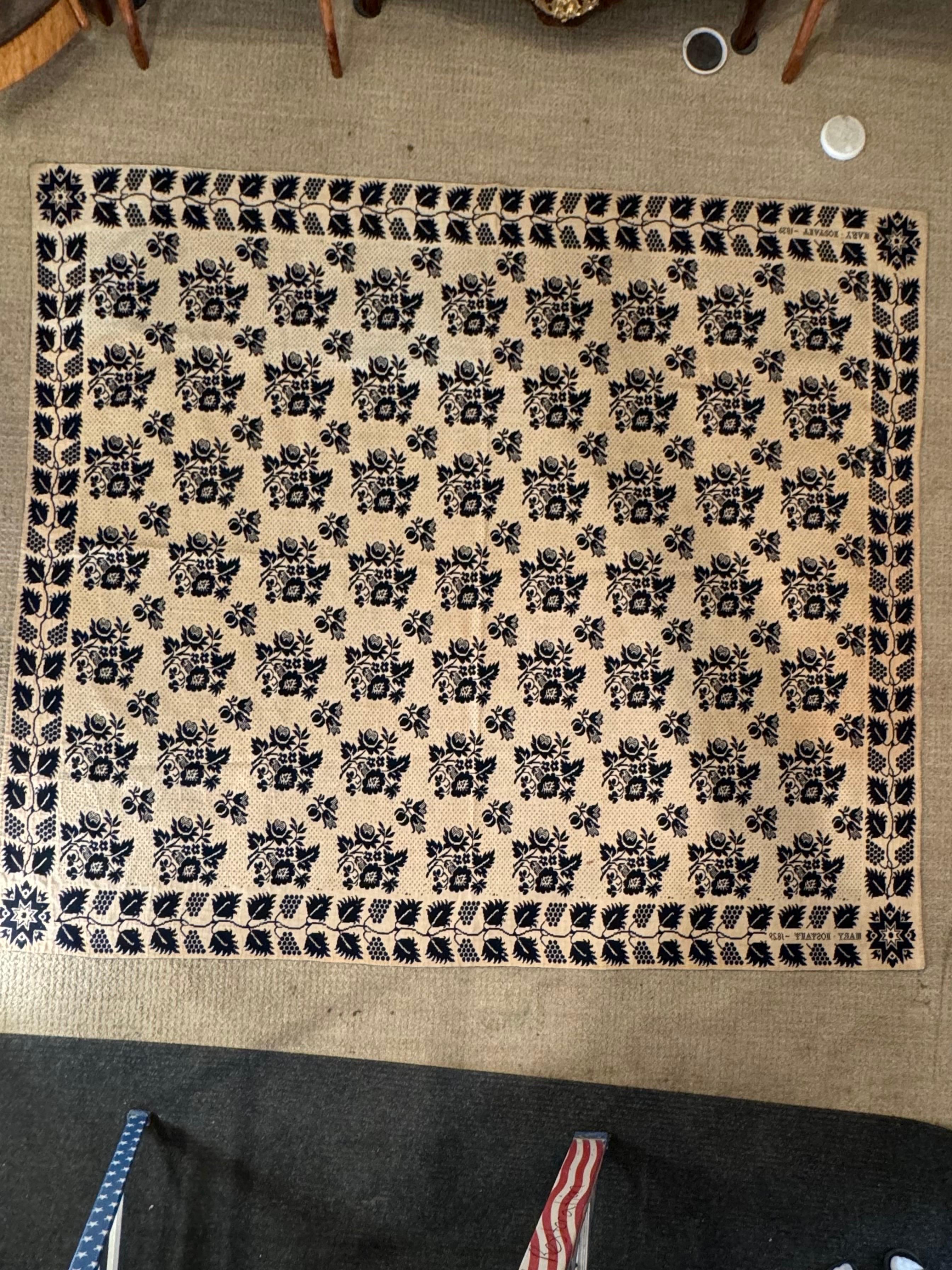 19th Century American Coverlet 5