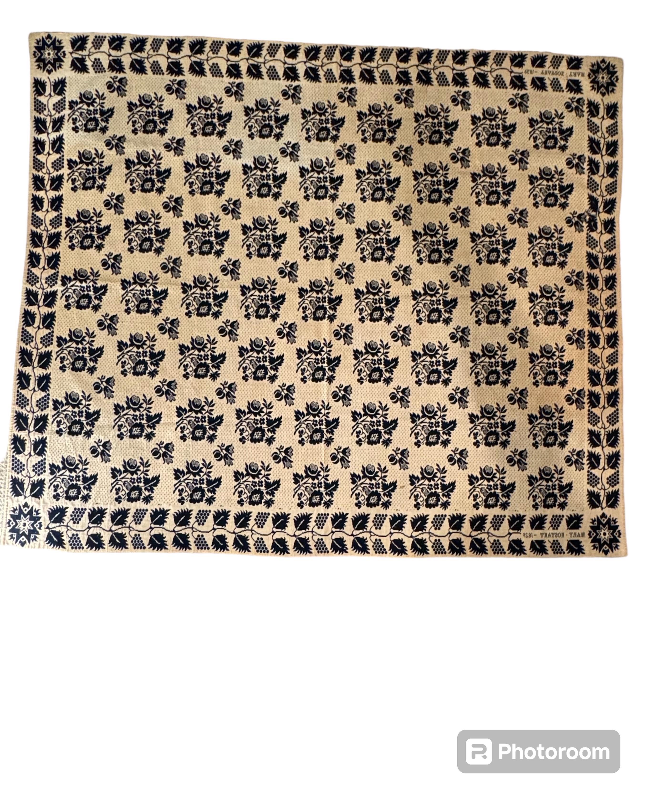 19th Century American Coverlet 5