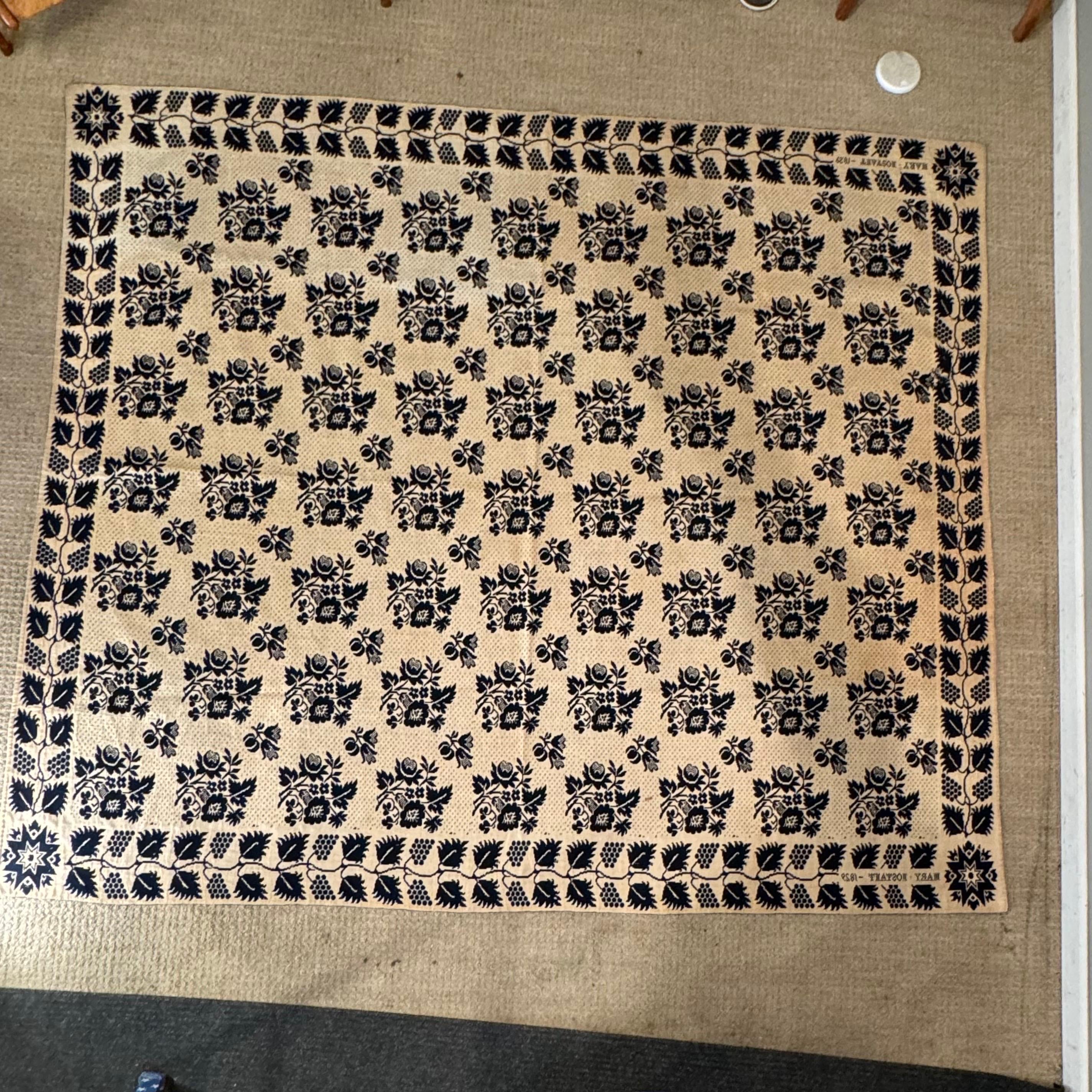 19th Century American Coverlet 6