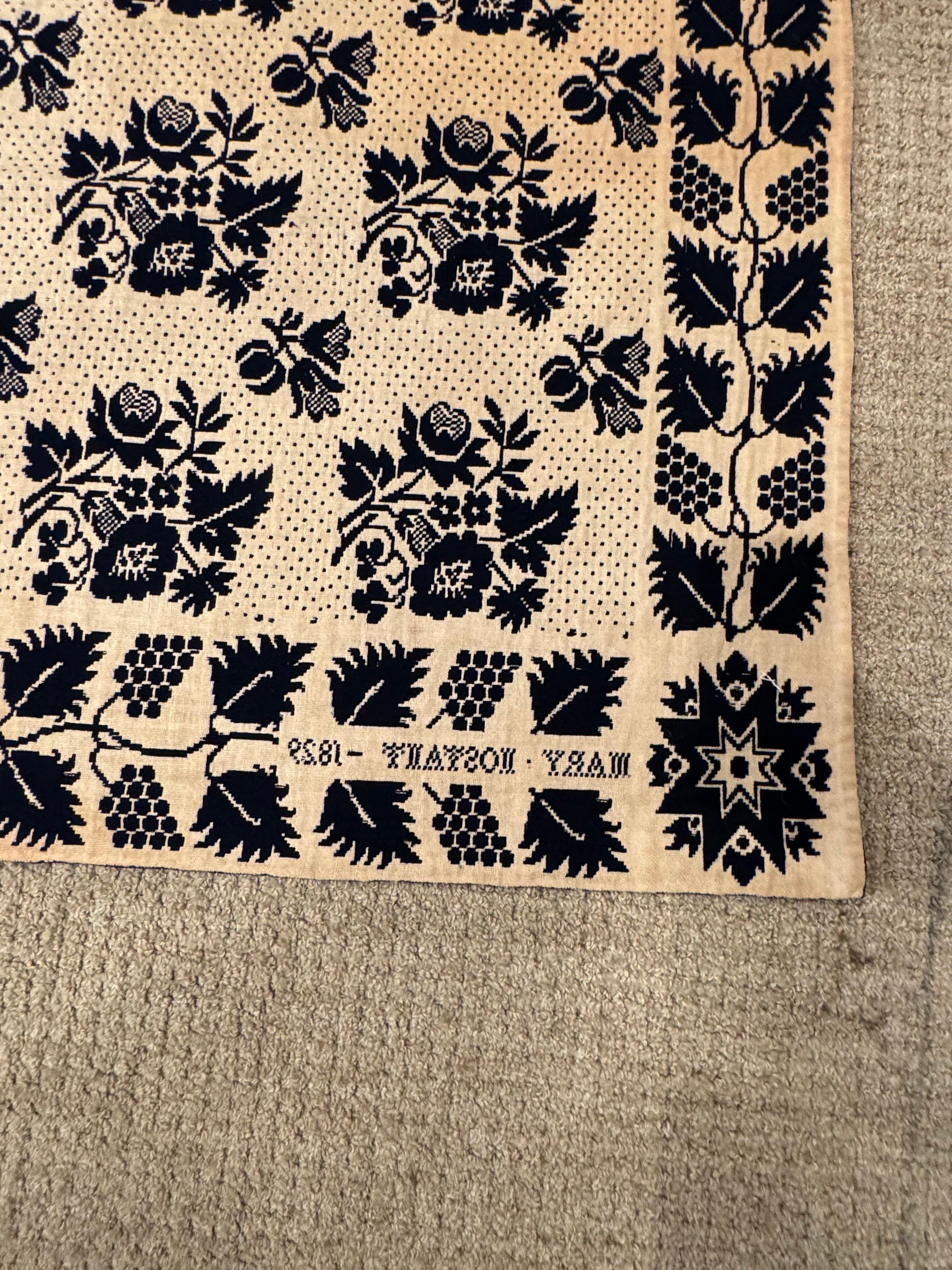 19th Century American Coverlet 8