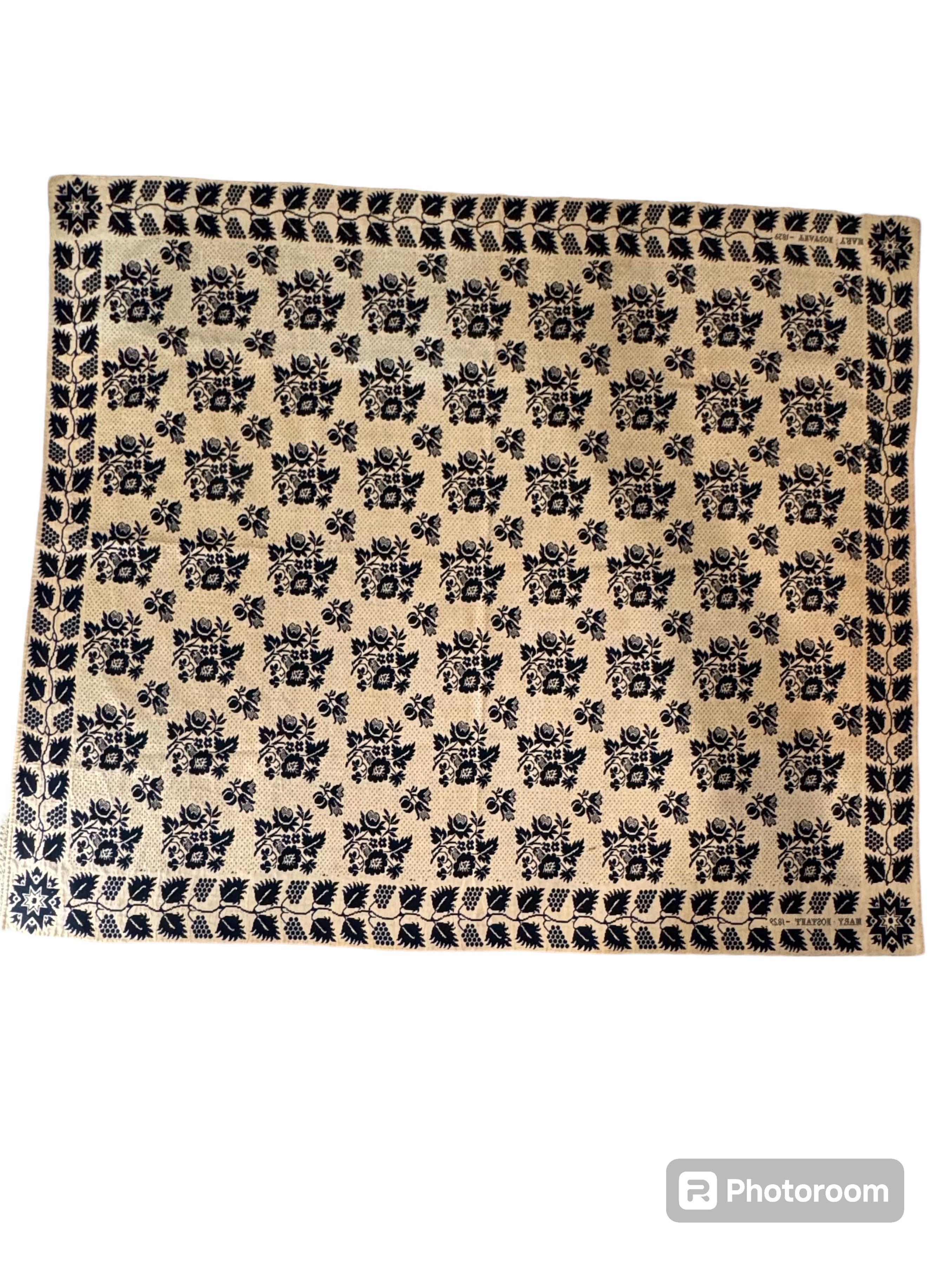 19th Century American Coverlet 8