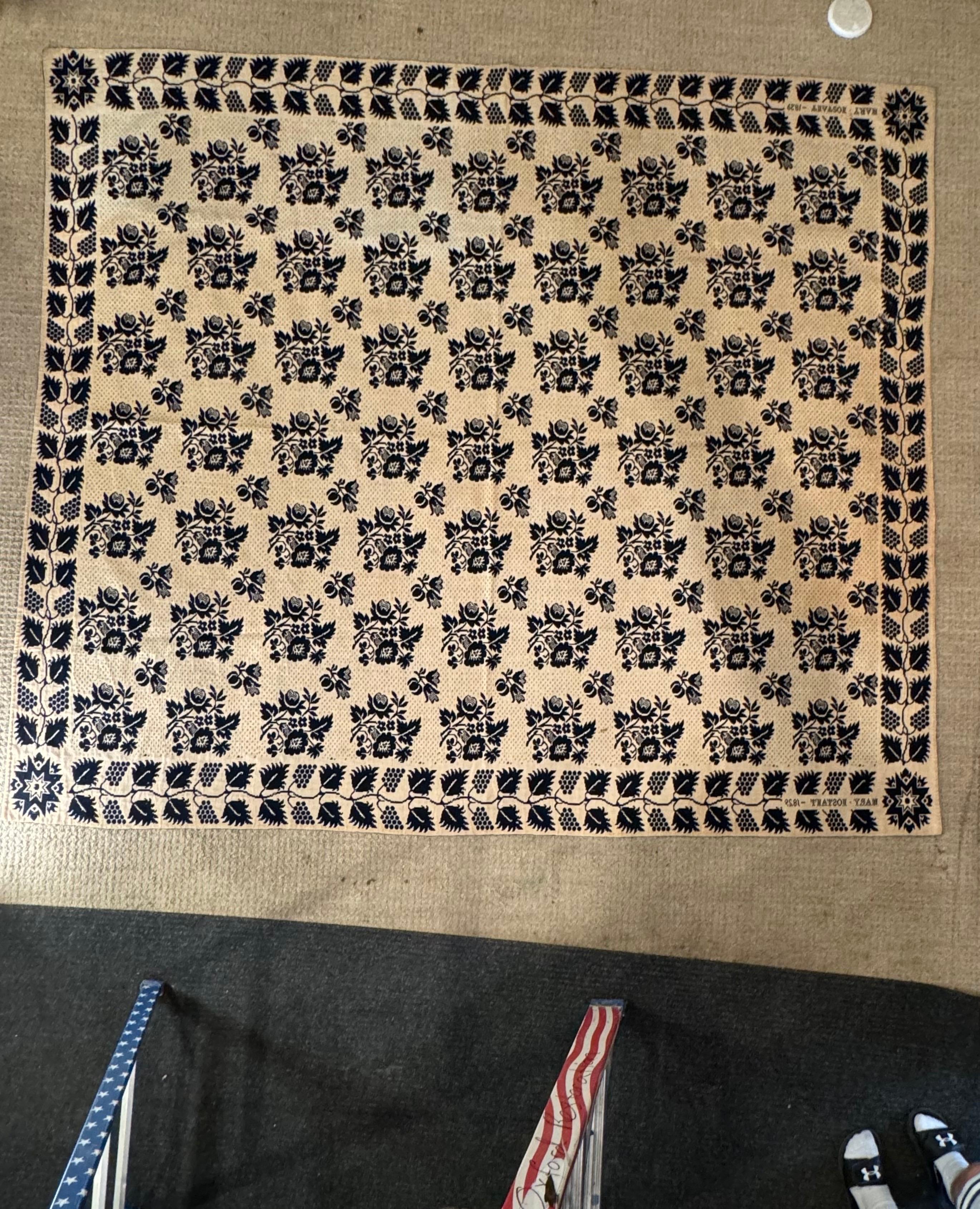 19th Century American Coverlet 9