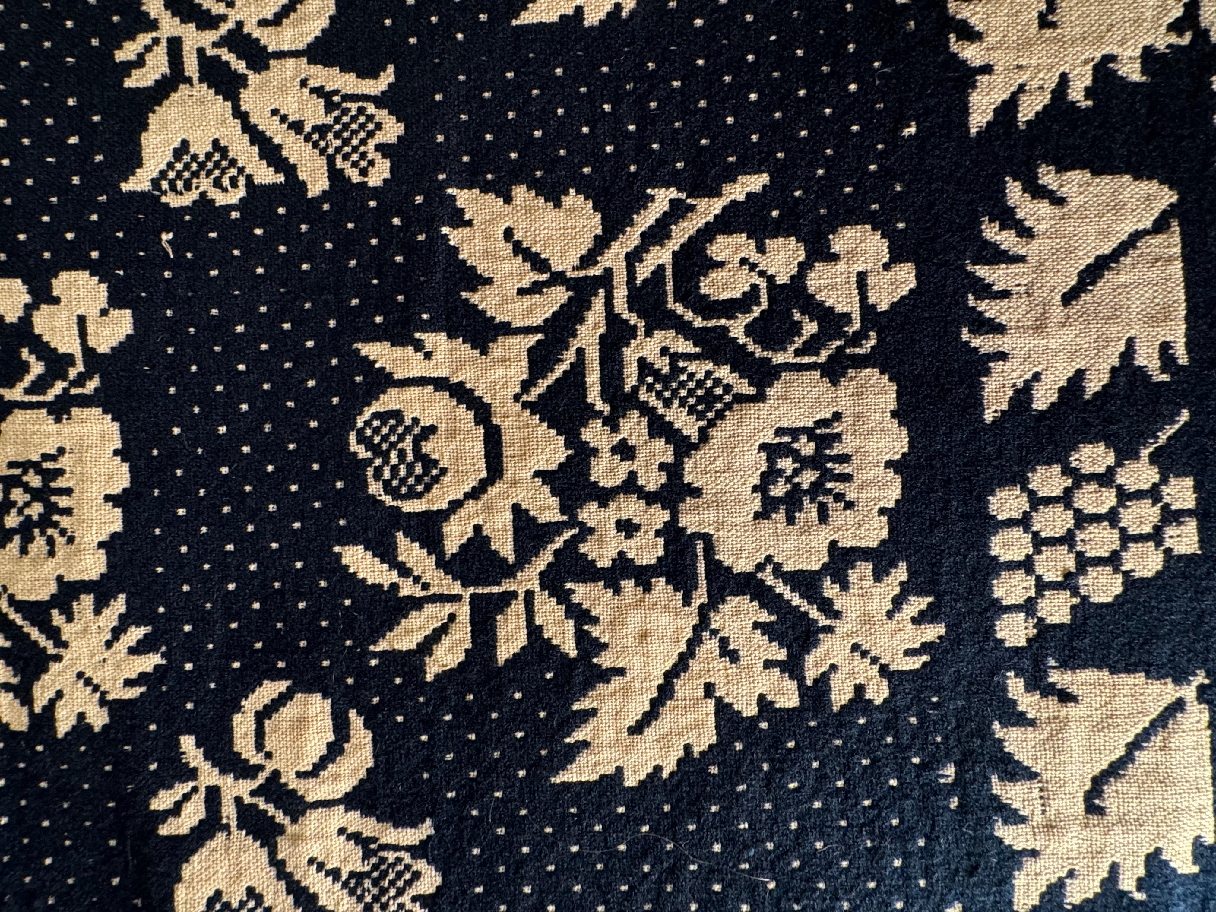 Wool 19th Century American Coverlet