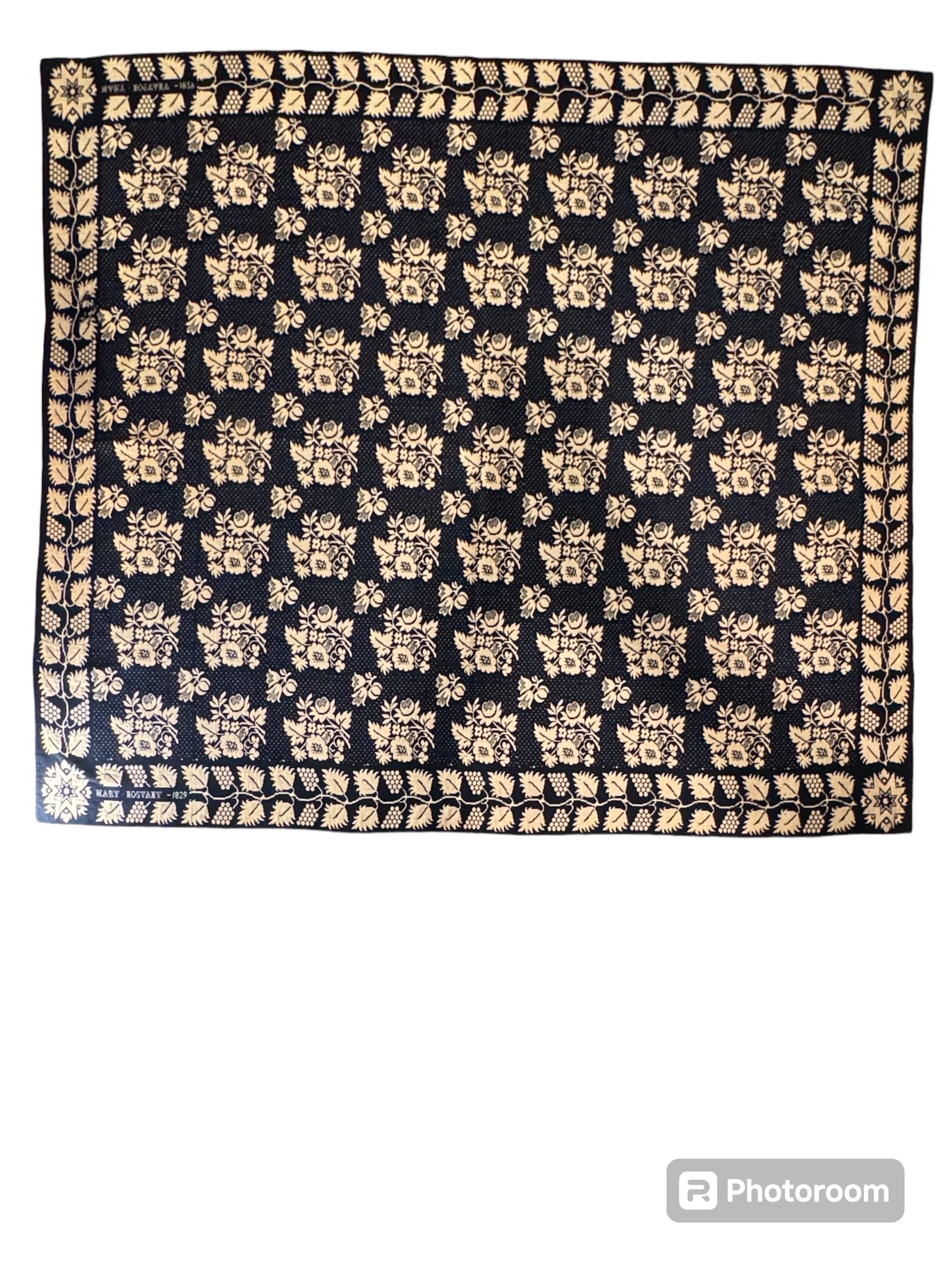 19th Century American Coverlet 1
