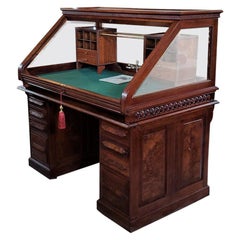 Antique 19th Century American Cutler & Sons Model 1 Roll Top Desk
