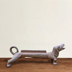 19th Century American Dachshund Boot Scraper