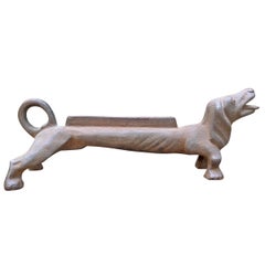 Antique 19th Century American Dachshund Boot Scraper