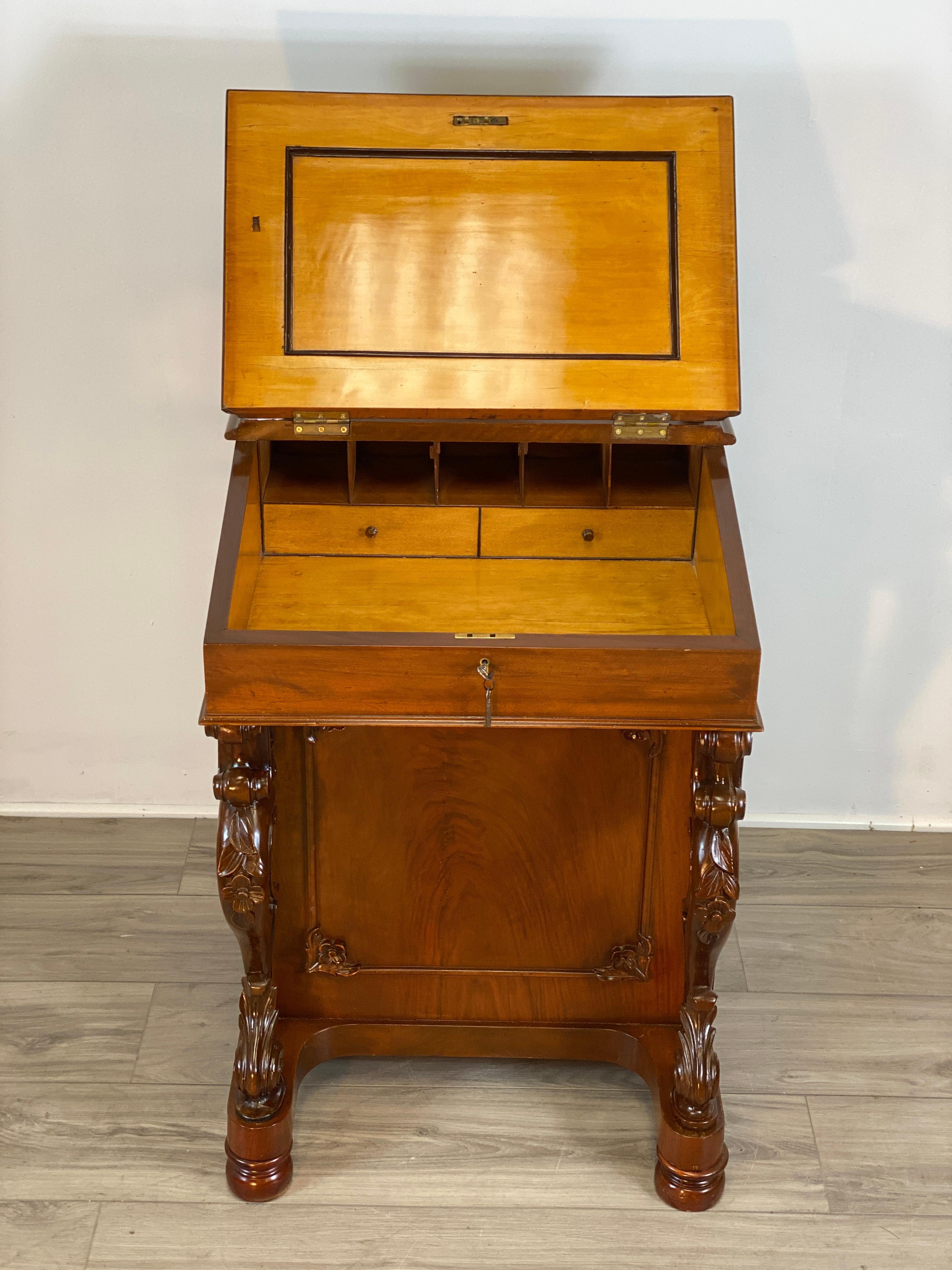 19th Century American Davenport Desk 2