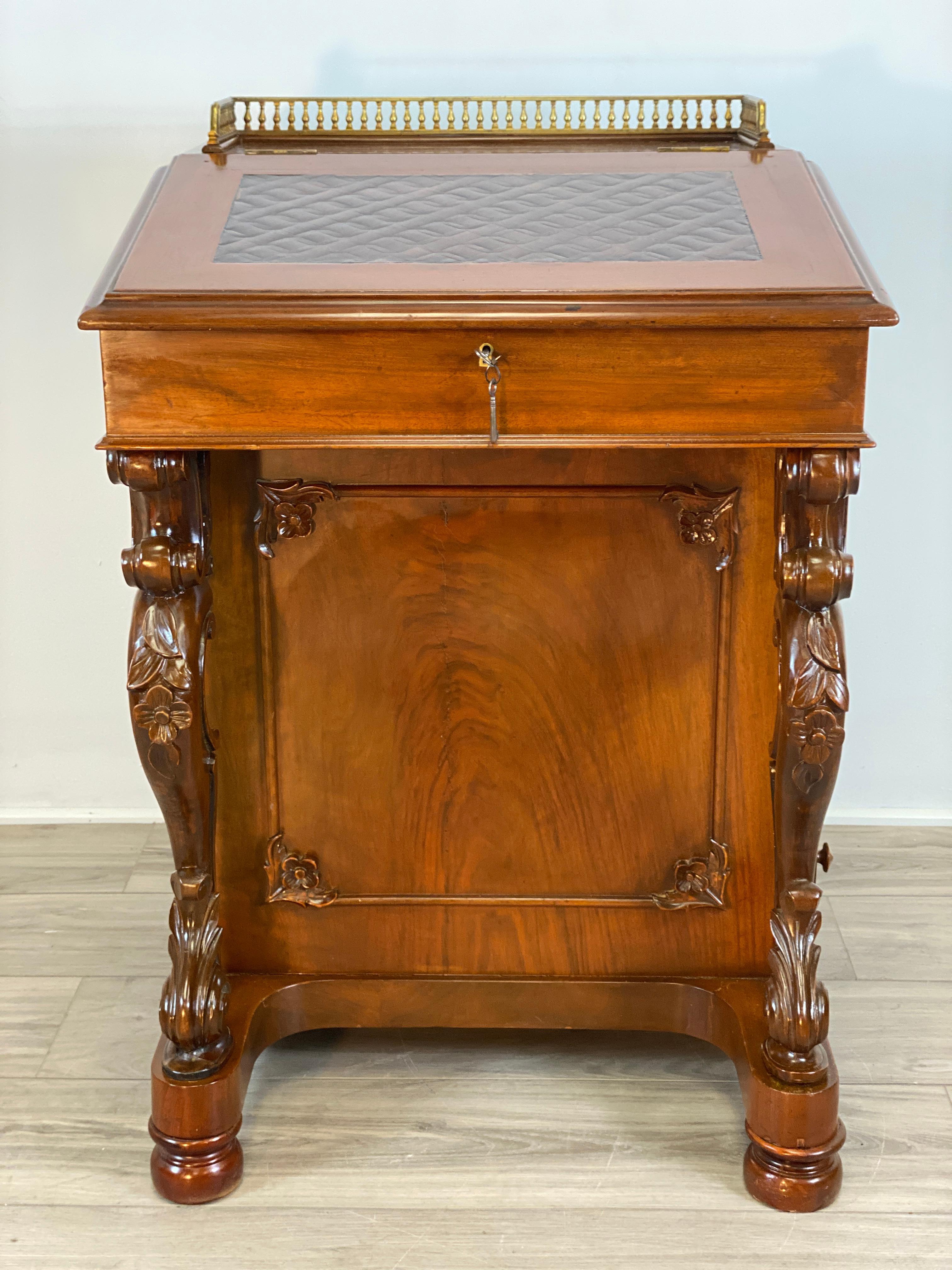 19th Century American Davenport Desk 3