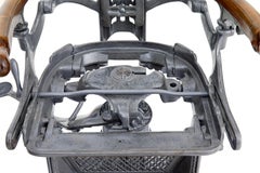 Fauteuil de dentiste en fonte décoratif américain du 19e siècle