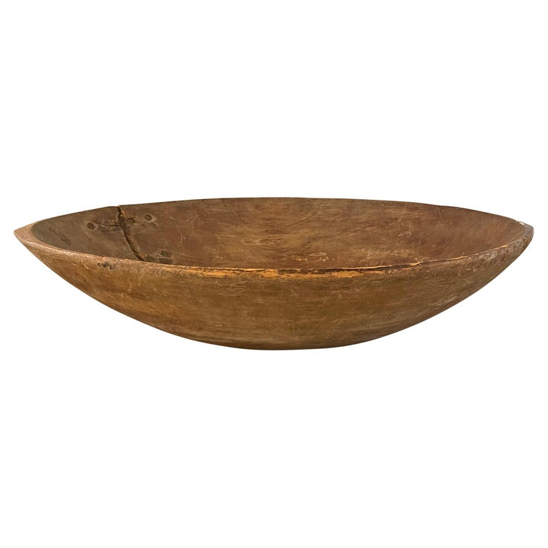 19th Century American Dough Bowl For Sale at 1stDibs