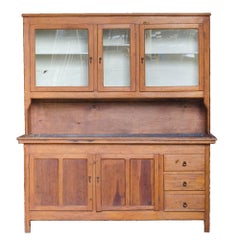 Antique 19th Century American Dry Sink Hutch