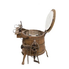 Antique 19th Century American Early Washing Machine with Mangle