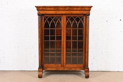 19th Century American Empire Flame Mahogany Bookcase