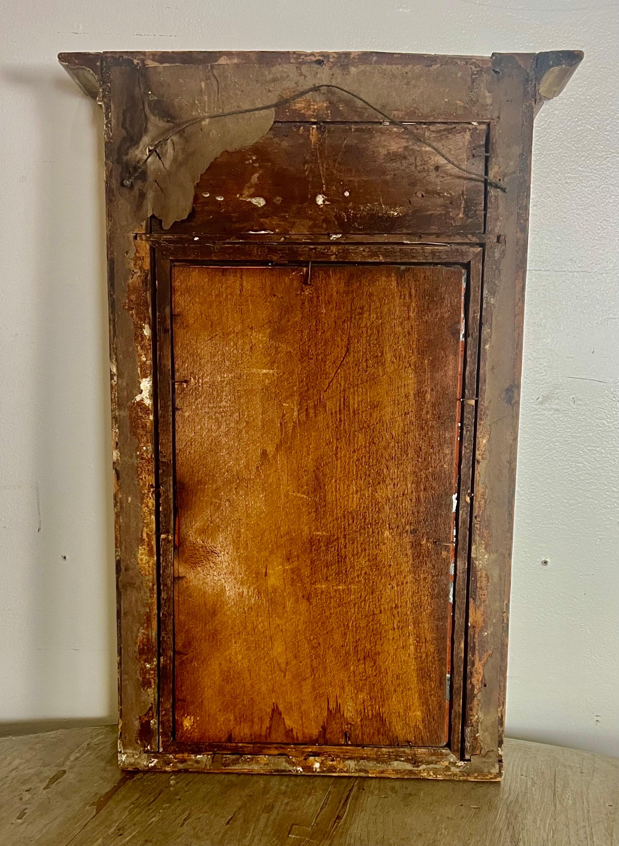 19th-century American Empire Giltwood Mirror For Sale 6