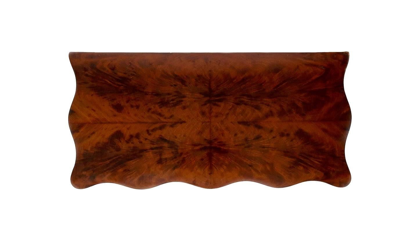 Classique américain Table de jeu Empire américain du 19e siècle en acajou en vente