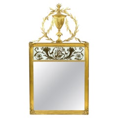 19th Century American Federal Eglomise Mirror